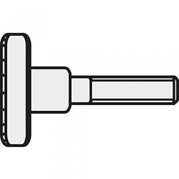 Vis moletée acier TOOLCRAFT M3*10 10 pc