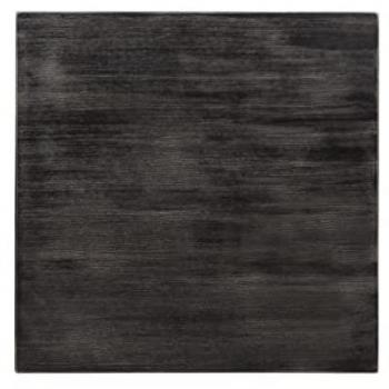 Bolero Pre‑Drilled 700 mm Black Square Tabletop – Classic Style
