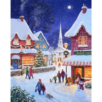 Evershine 5D Kreuzstich Schneemann Kunst