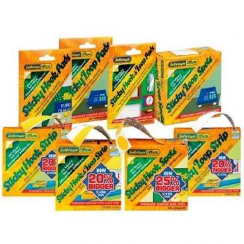 Sellotape Sticky Back Hook and Loop Strips