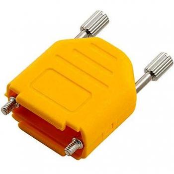 Capot SUB-D 25 pôles jaune 1 pc