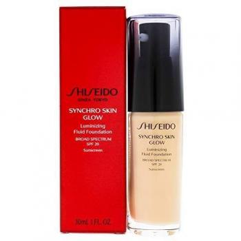 Shiseido Synchro Skin Glow Glänzende Flüssigkeitsbasis – Gold 2 (30 g)