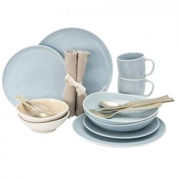 Rosenthal Tafelservice Junto 22-tlg. Opal Green/Dune