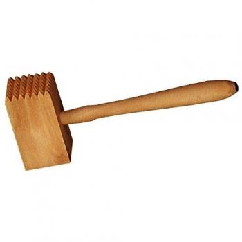 MAZA DE MADERA PARA PICAR CARNE 26X9 CM