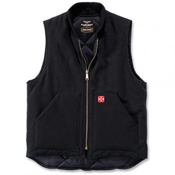 Weste West Coast Choppers Canvas Weste Schwarz