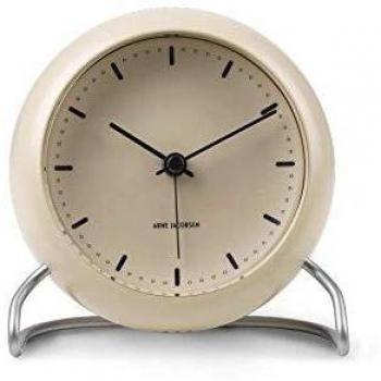 Table Clock AJ City Hall – Design Danois – 11 cm – Sable