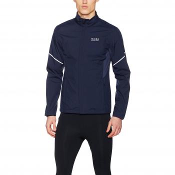 Gore Running Wear Essential Windstopper Active Shell Partial, Chaqueta Para Hombre, Negro