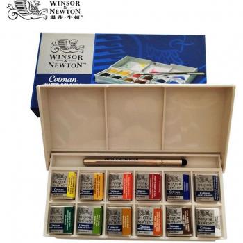 Winsor & Newton 12 Half Pan Cotman Watercolor Set