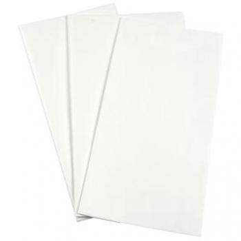 Paquet de 6 feuilles papier de soie blanche, format 50 × 70 cm, emballage cadeau