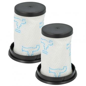 VHBW 2‑Pack Washable Separator Filters for Rowenta Air Force Flex – Black/Blue White