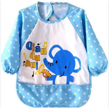 Long Sleeve Waterproof Bib for Toddlers