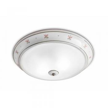 Lichtzauber MetalGlas – 44 cm, Weiß/Pink/Green