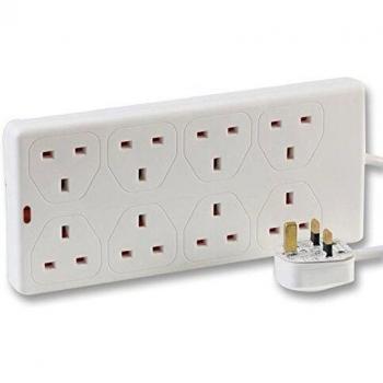 Pro Electrics 10215 2 Meter 8 Socket Power Strip