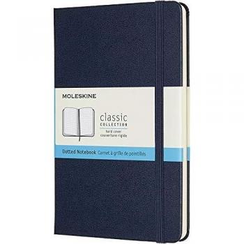 Moleskine Notebook Mediano Puntos Azul Zafiro