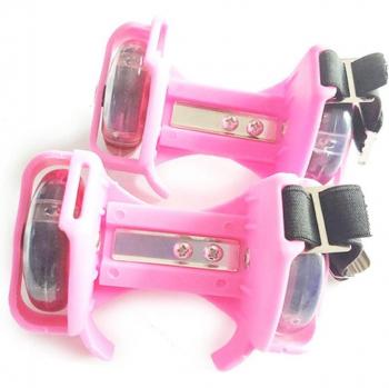 Bunte LED-Rollschuhe mit einstellbarem Fersenrad für Mädchen