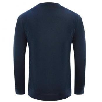 Cavalli Class Mens Navy Blue Asymmetric Box Sweatshirt 2XL Cotton