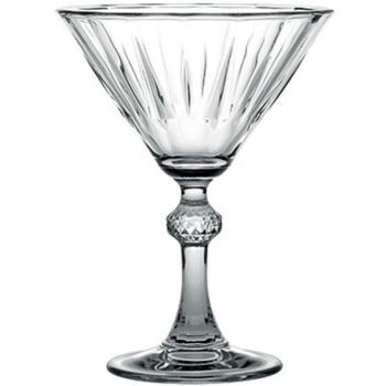 Copa de Martini Pasabahce de Vidrio de 23 Cl en Caja de 12 Unidades