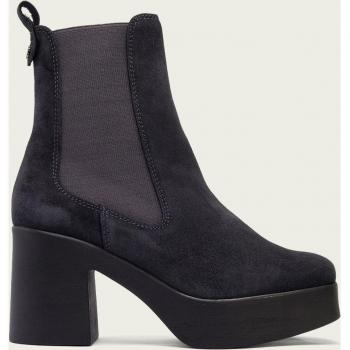 Botines de Piel Lena negro de Porronet con tacón de 8,5cm