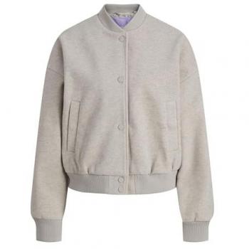 S Women Feather Gray Melange Jacket – Jack & Jones