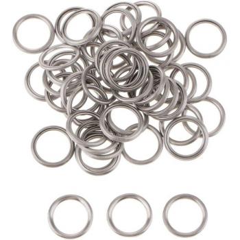 Arandelas M14 para presión de aceite, juntas de drenaje Mitsubishi V5 V6 MD050317, 50 Uds