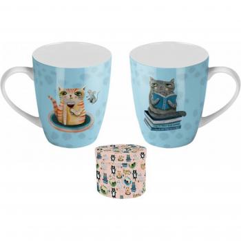 Box per Tazze Blu Gatto Allen Designs