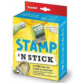 Trodat Stamp 'N Stick Personalized Belongings Stamp