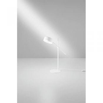 Lámpara de Diseño Ajustable en Metal Blanco