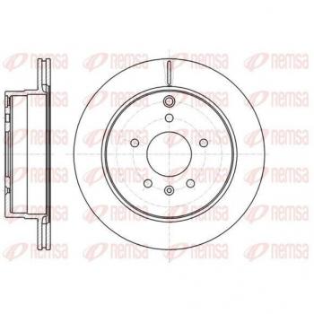 ESSIEU ARRIÈRE DISQUE 20 5 VENTILÉ – REMSA 61182.10