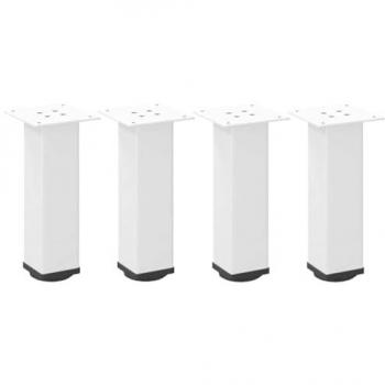VidaXL 4 pcs Coffee Table Legs White 30-32 cm Steel