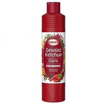 Hela Gewürz Ketchup Curry extra scharf (800 ml) 0.8 l