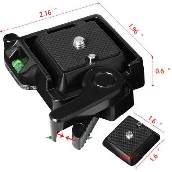 QR-40 Metal Quick Release Mount for Tripod