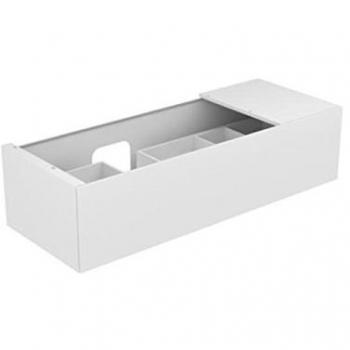 Keuco Edition 11 Unterschrank mit LED 140 x 35 x 53,5 cm, Lack Seidenmatt Trüffel
