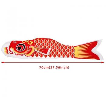 Decoración de pared Koi Nobori, Calcetines de viento de carpa, 70cm, Bandera colorida 54DA