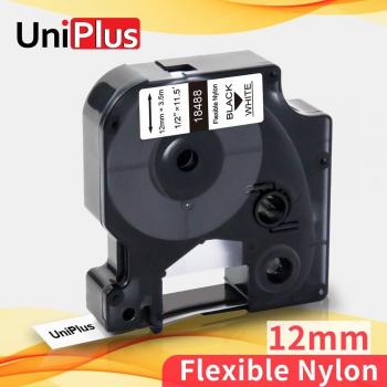 UniPlus Etiquetas Adhesivas para Dymo Rhino – 18488 12mm
