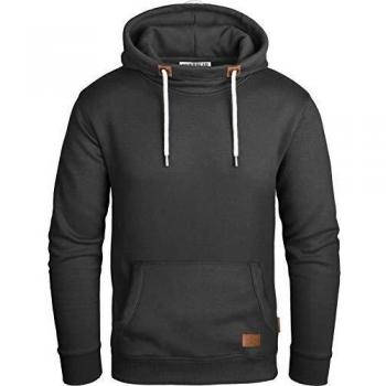 Grin&Bear Herren Hoodie GEC494 (XL, Schwarz)