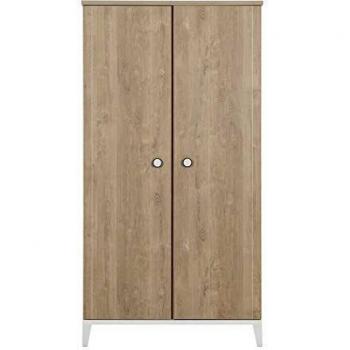 Armoire 2 portes chêne blond Marcel