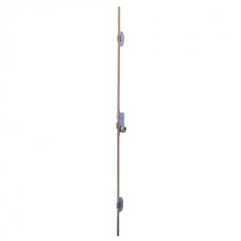 CERRADURA SEGURIDAD UCEM 2518CL40ITB 3LL, cerradura de embutir, características: tres puntos de anclaje (picaporte/bulones), medida del cilindro 50 mm