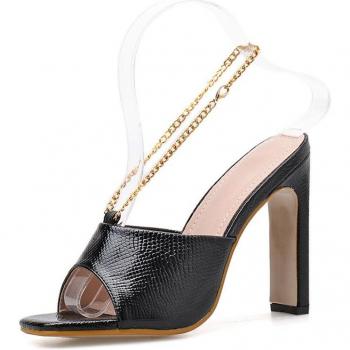 Eilyken Leather Slip-On High Heels