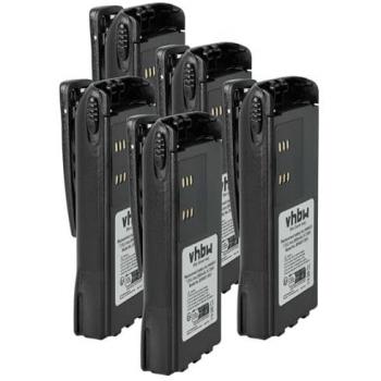 5x High-Capacity Batteries for Motorola MTX960 & PR860