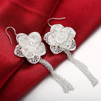 S925 Silber Charms Ohrringe für den besonderen Anlass