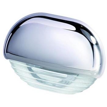Hella Compact White LED Step Lamp with Chrome Cap