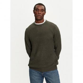 Brave Soul Freizeitpullover MK-230BINARY3 Grün Regular Fit