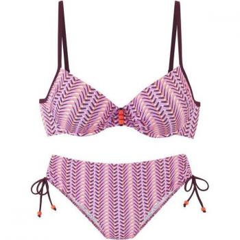 Damen Vivance Bügel-Bikini, bedruckt, mit Zierperlen