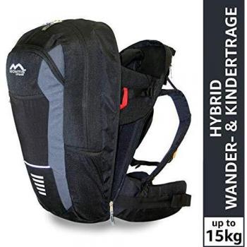 Montis WALK, Mochila Portabebés Ergonómica con Soporte Lumbar para Niños y Bebés hasta 15 Kg