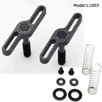 Aceoffix Quick Release C Buckle Hinge Clamps for Brompton