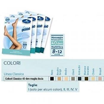 Collant Sauber 40D Colore Marrone Taglia 4