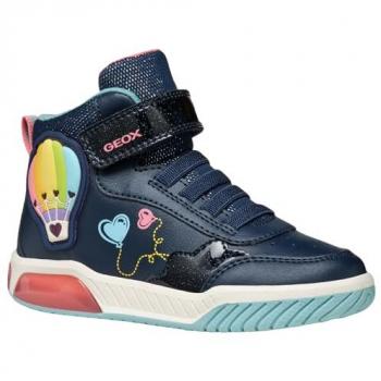 Geox Inek Kid Girl – Bleu Marine/Vert D’eau