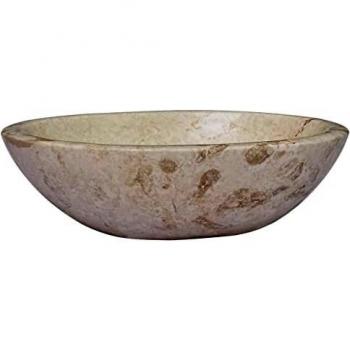 VidaXL Elegant Marble Sink Basin – 20.8 x 15.5 x 5.8