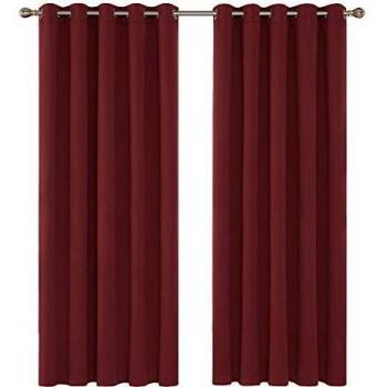 Deconovo Thermal Insulated Eyelet Curtains 66 x 90 Inch