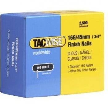 Tacwise 16 Gauge Galvanized Finish Nails 45mm